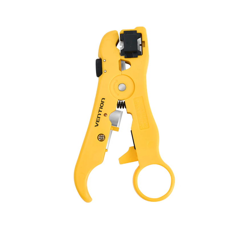 Vention NETWORK Tool Coaxial Cable Stripper - KEBY0 - Yellow — Buy in Cyprus with Fast Delivery