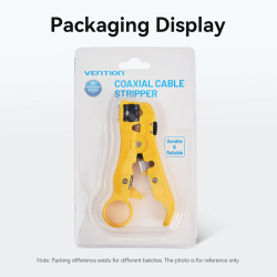 Vention NETWORK Tool Coaxial Cable Stripper - KEBY0 - Yellow — Buy in Cyprus with Fast Delivery