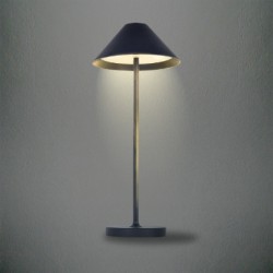 KELU LIBERTY Table Lamp - USB-C Rechargeable IP54 Aluminium 240LM 4000mAh Black — Buy in Cyprus with Fast Delivery