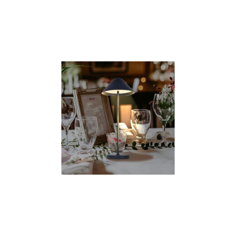 KELU LIBERTY Table Lamp - USB-C Rechargeable IP54 Aluminium 240LM 4000mAh Black — Buy in Cyprus with Fast Delivery