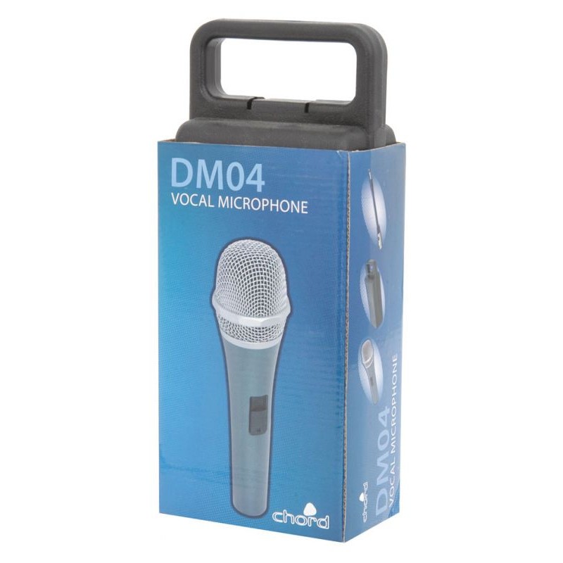 Chord HandHeld Dynamic Mic - DM04 - 173.855UK — Buy in Cyprus with Fast Delivery