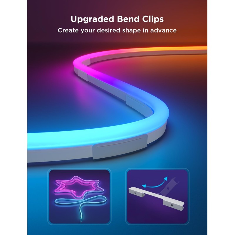 Govee Gaming Wall Neon Rope Light - H61D5 - 2 5m (Matter) — Buy in Cyprus with Fast Delivery