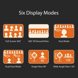 j5create Conference Camera - JVCU360 - FullHD 360° with Omnidirectional Microphone — Buy in Cyprus with Fast Delivery