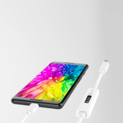 j5create Charging Cable USB-C to USB-C - JUCP14 - with OLED Dynamic Power Meter 100W — Buy in Cyprus with Fast Delivery