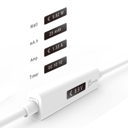 j5create Charging Cable USB-C to USB-C - JUCP14 - with OLED Dynamic Power Meter 100W — Buy in Cyprus with Fast Delivery