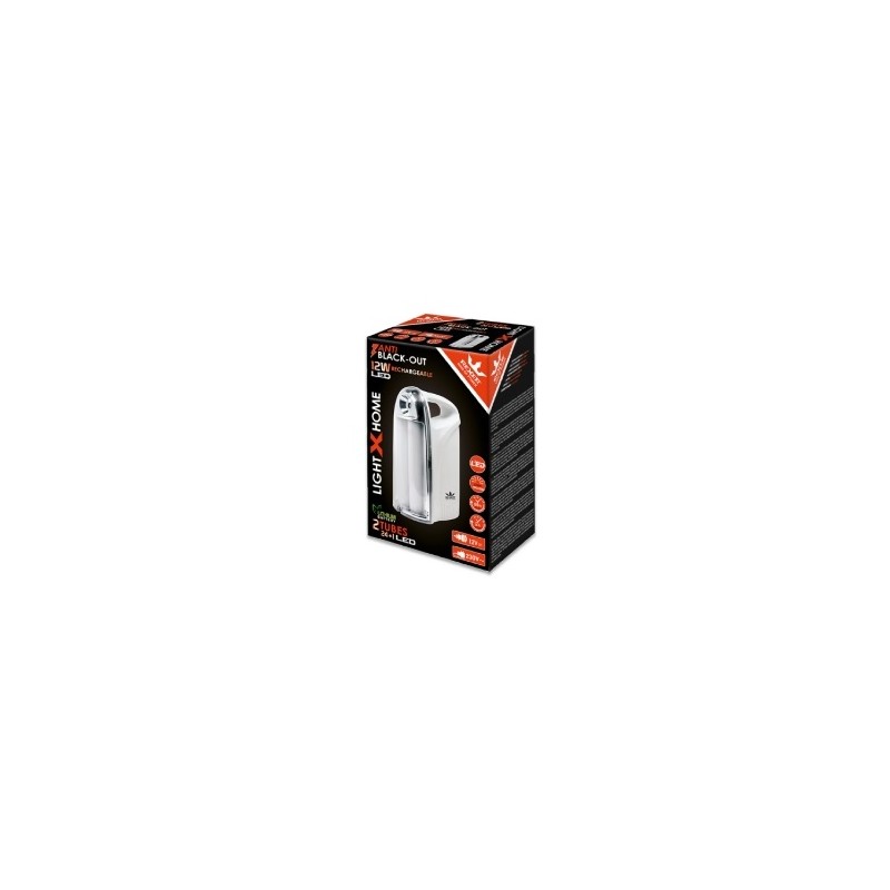 REXER Emergency Lamp - RX4026L - 12W, 24 LED, Recharge & Portable — Buy in Cyprus with Fast Delivery