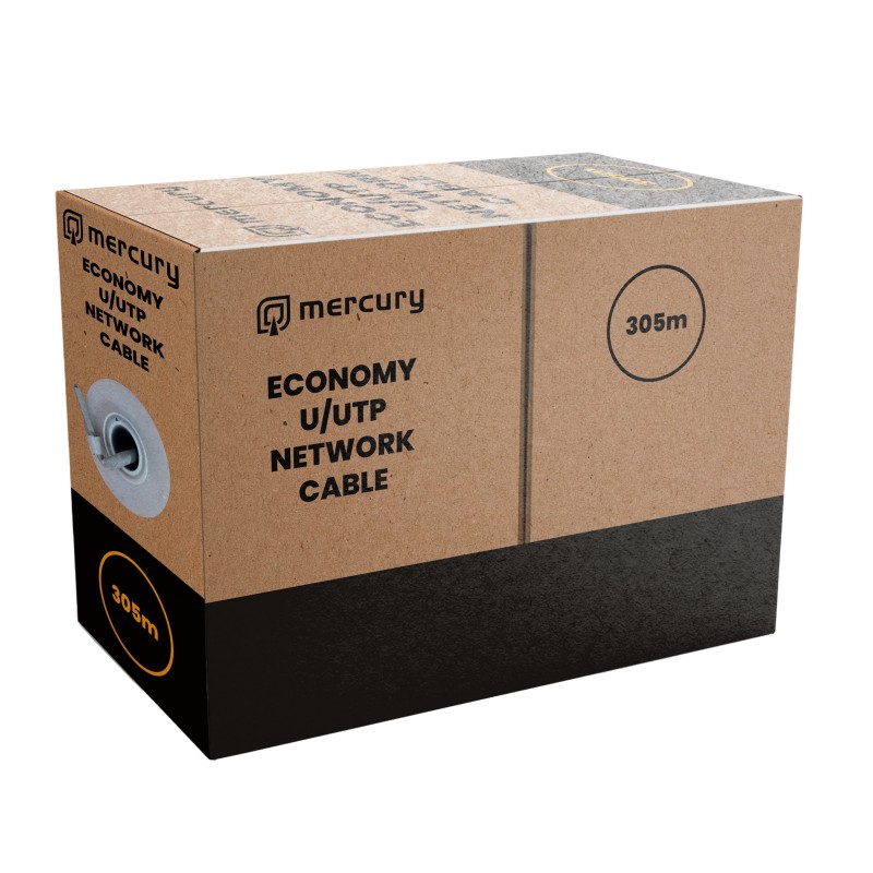 Mercury Economy CAT6 CCA UTP Cable - 808.025UK - 305m — Buy in Cyprus with Fast Delivery