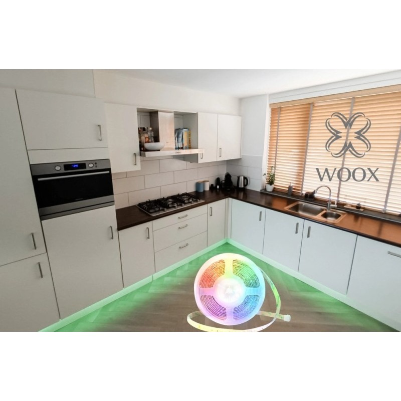WOOX Smart RGB LED Strip Kit - R5149 - Smart RGB LED Strip Kit 24W IP64 with Music function — Buy in Cyprus with Fast Delivery