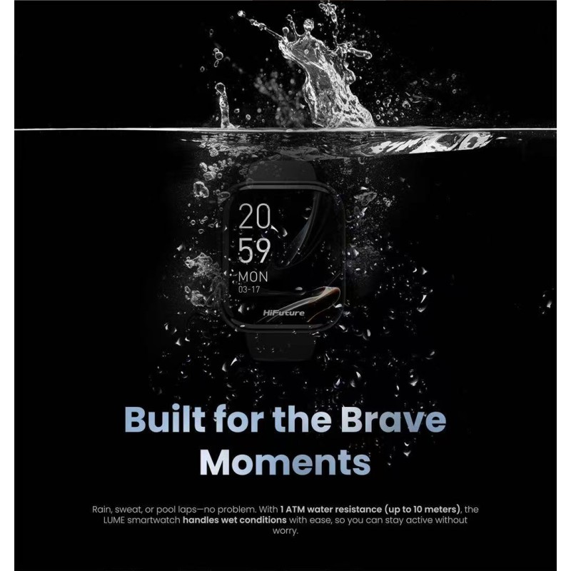 HiFuture Fashion SmartWatch - LUME - Black — Buy in Cyprus with Fast Delivery