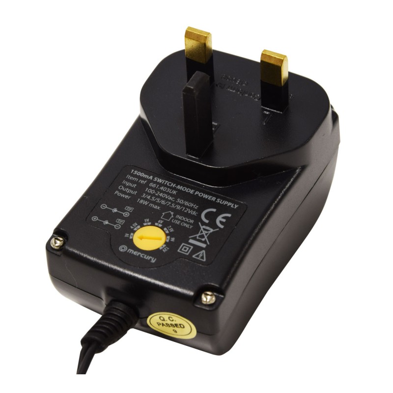 Mercury Switch-Mode Power Supply - 661.403UK - 1500mA — Buy in Cyprus with Fast Delivery