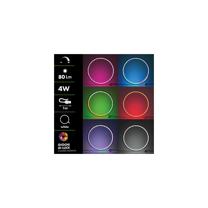 GBC ON Infinity - RGB LED Table Lamp USB Power & Wired Controller 80LM — Buy in Cyprus with Fast Delivery