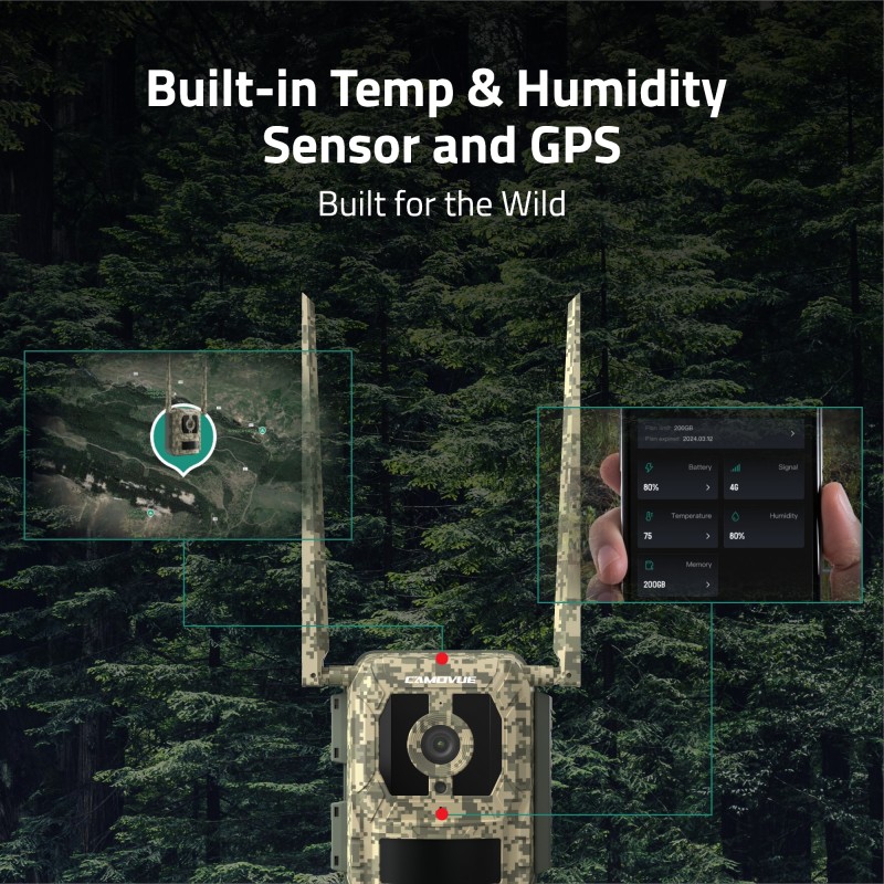 Reolink BP4G Outdoor Battery Camera 4K Wildlife Camovue Talon Series - S130 — Buy in Cyprus with Fast Delivery