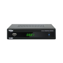 FTE DVB-T2 FullHD MPEG4 Receiver with RF Loop - MAXT220HD - DVB-T2 FullHD MPEG4 Receiver with RF Loop
