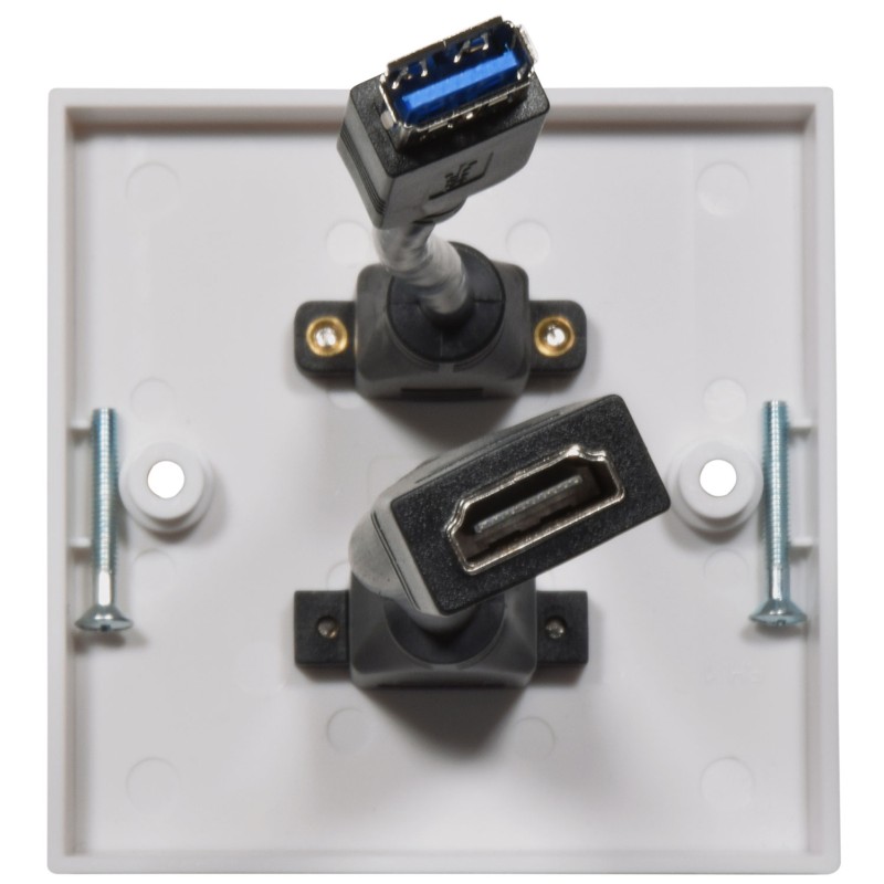 AV:Link Wall Plate - 122.398UK - USB-A HDMI 8K — Buy in Cyprus with Fast Delivery