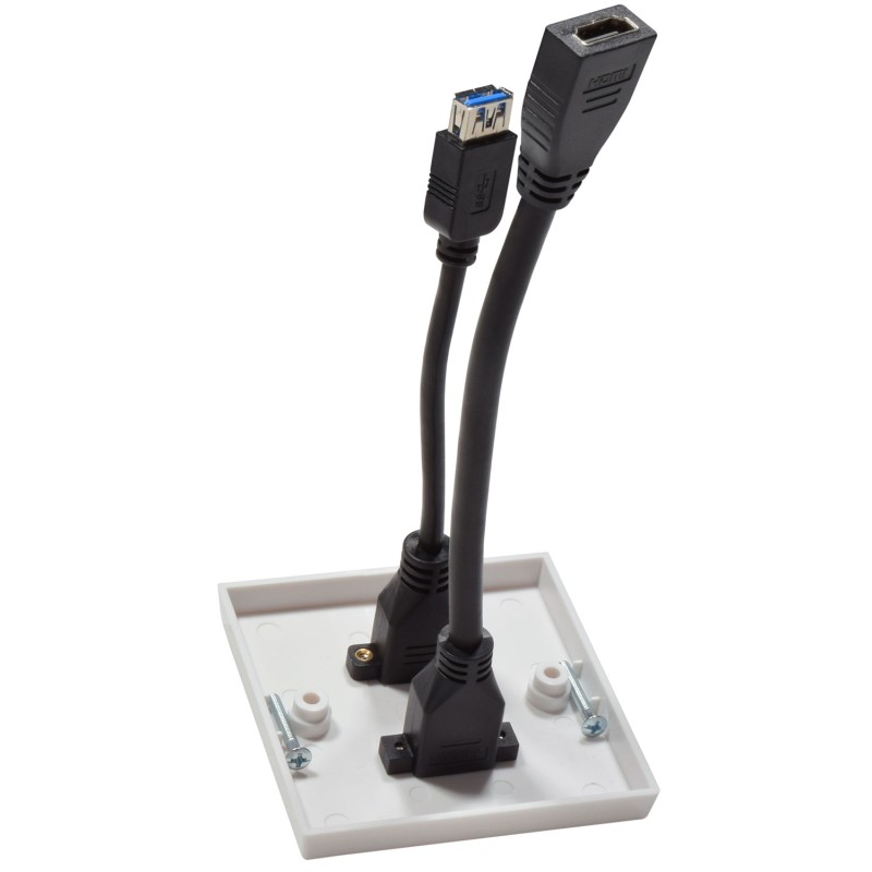 AV:Link Wall Plate - 122.398UK - USB-A HDMI 8K — Buy in Cyprus with Fast Delivery