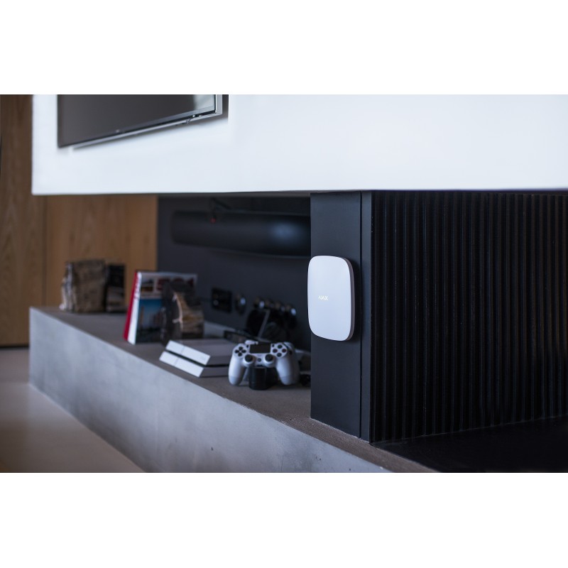 AJAX TCP-IP GSM Alarm Hub - White — Buy in Cyprus with Fast Delivery