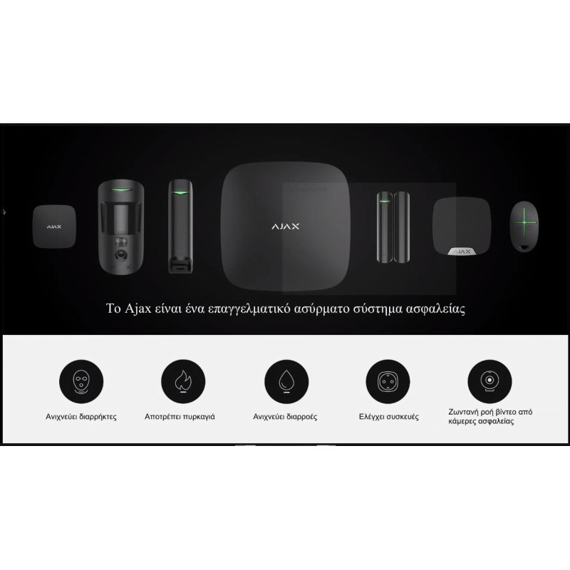 AJAX TCP-IP GSM Alarm Hub - White — Buy in Cyprus with Fast Delivery