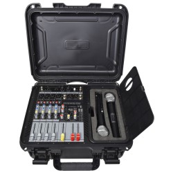 Citronic FLITE-600 Portable Amplified Mixer - 170.600UK - Portable Amplified Mixer 600W with 2xUHF Mics & DSP