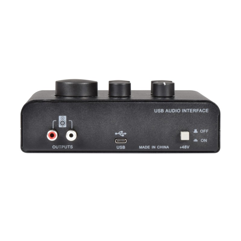 Citronic USB Audio Interface - 173.650UK - 2 Mics+1 Instrum — Buy in Cyprus with Fast Delivery