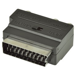 AV:Link Scart to 3RCA Adaptor - 122.410UK - Scart to 3RCA Adaptor with Switch — Buy in Cyprus with Fast Delivery