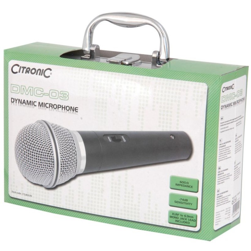 Citronic Dynamic Microphone - DMCO3 - 173.863UK — Buy in Cyprus with Fast Delivery