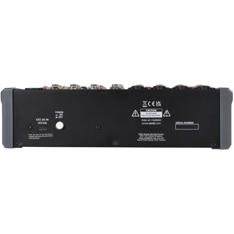 Citronic Mixer - CMB-10 - 10ch Mixer with DSP USB PC BT — Buy in Cyprus with Fast Delivery