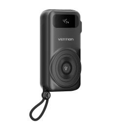 Vention Powerbank - FHXB0 - Wireless+Travel Charger 6in1 10000mAh Black — Buy in Cyprus with Fast Delivery