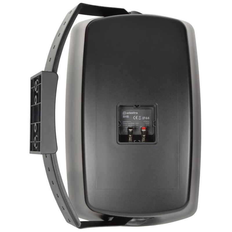 Adastra 8'' Outdoor Speakers IP44 160W Black (pair) 100.925UK - BH8 - 8'' Outdoor Speakers IP44 160W Black (pair) 100.925UK