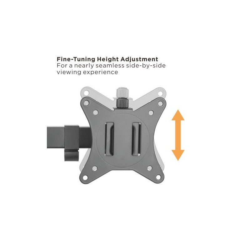 Brateck Dual Monitor Mount - LDT66-C024 - Dual Monitor Mount — Buy in Cyprus with Fast Delivery