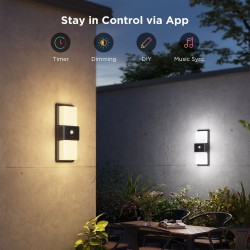 Govee Outdoor Wall Light - RGBICWW - Built-in PIR Sensor — Buy in Cyprus with Fast Delivery