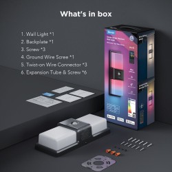 Govee Outdoor Wall Light - RGBICWW - Built-in PIR Sensor — Buy in Cyprus with Fast Delivery