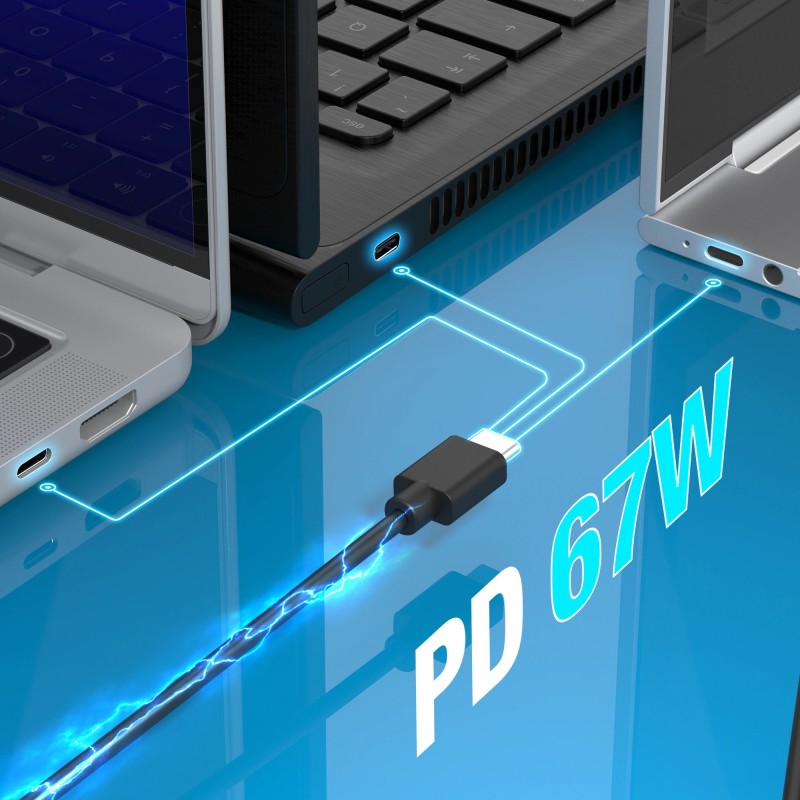 j5create Charger Laptop 67W GaN USB-C PD with 3 Detachable DC Connectors UK JUP1565DCF3A — Buy in Cyprus with Fast Delivery