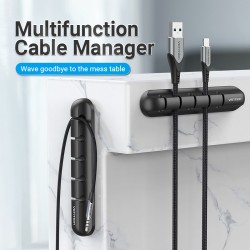 Vention Cable Organiser 5 Ports Desktop Cable Manager 6mm - KBRB0 -  — Buy in Cyprus with Fast Delivery