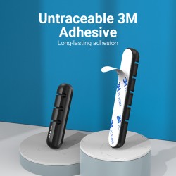 Vention Cable Organiser 5 Ports Desktop Cable Manager 6mm - KBRB0 -  — Buy in Cyprus with Fast Delivery