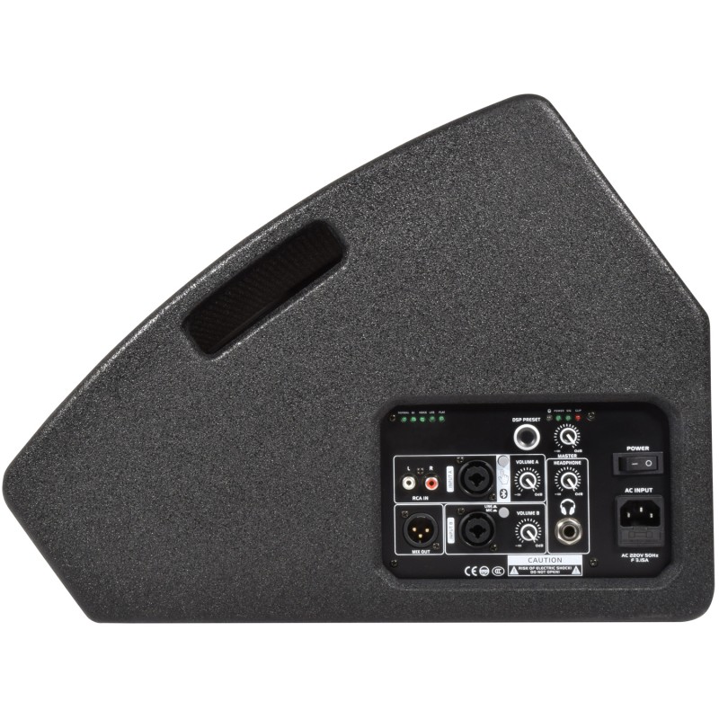 Citronic Wedge Monitor Speaker - CM12A - 12'' Active with BT 600W 178.692UK — Buy in Cyprus with Fast Delivery
