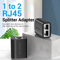 Vention Network Adapter - IPTB0 - 1 to 2 RJ45 Splitter — Buy in Cyprus with Fast Delivery
