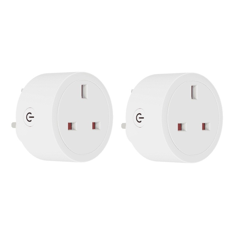 WOOX Wi-Fi Smart Plug With Power Metering 13A UK (2pack) - R6147 - Wi-Fi Smart Plug With Power Metering 13A UK (2pack)