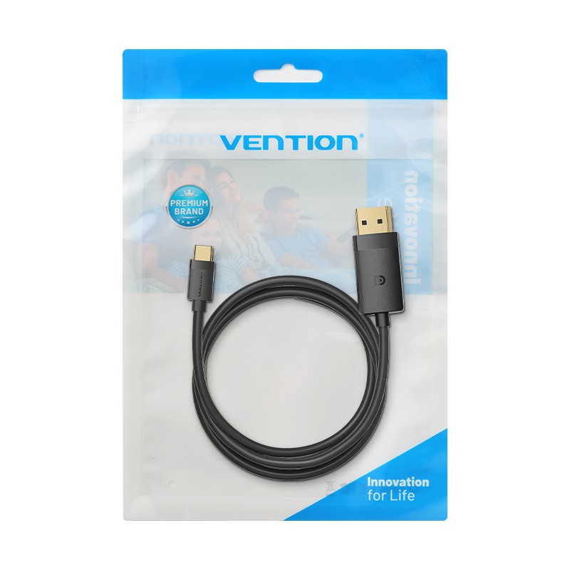 Vention Converter USB-C to DisplayPort Cable - CRJBF - USB-C to DisplayPort Cable 4K60Hz 1.0m