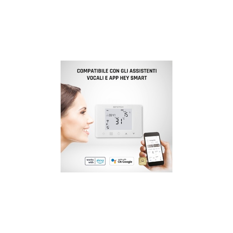 GBC HeyTermo Smart WiFi Thermostat - with Display — Buy in Cyprus with Fast Delivery