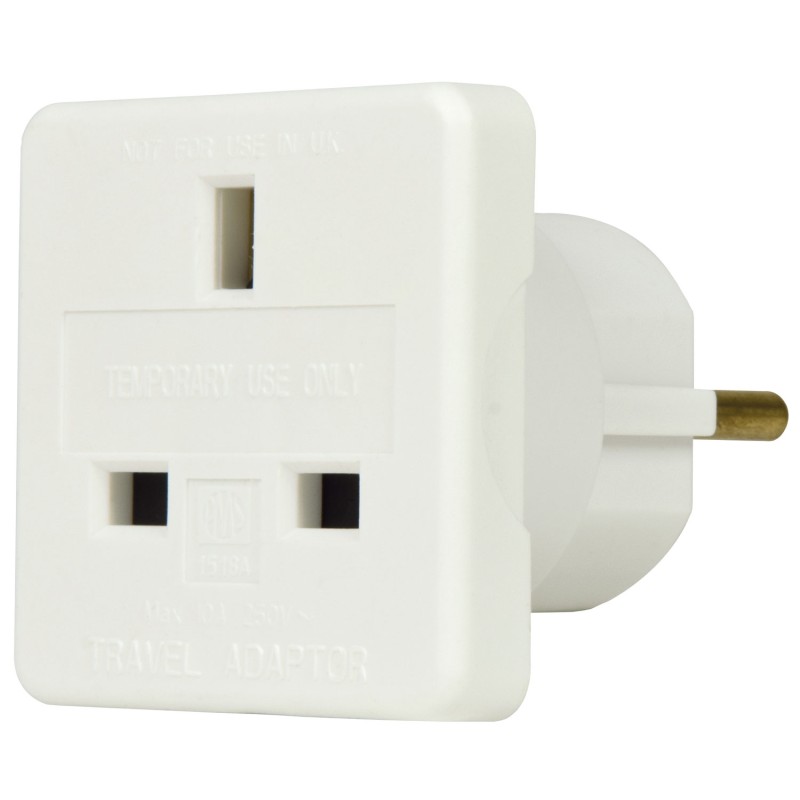 Mercury UK to Schuko Travel Adaptor - 429.905UK — Buy in Cyprus with Fast Delivery