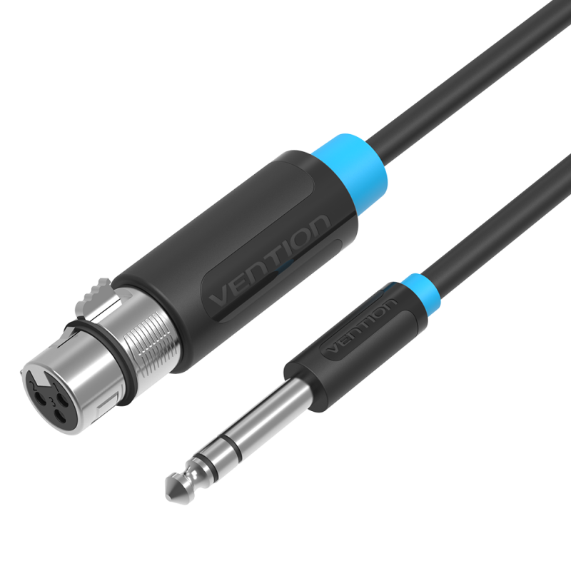 Vention AUDIO Cable - BBEBJ - 6.3mm to XLR M-F Cable 5.0m — Buy in Cyprus with Fast Delivery