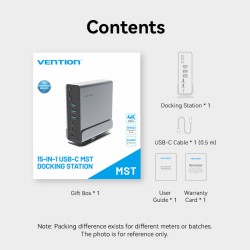 Vention HUB USB-C 8xUSB 2xHDMI DP MST RJ45 SD 3.5mm PD - TPUH0 -  — Buy in Cyprus with Fast Delivery