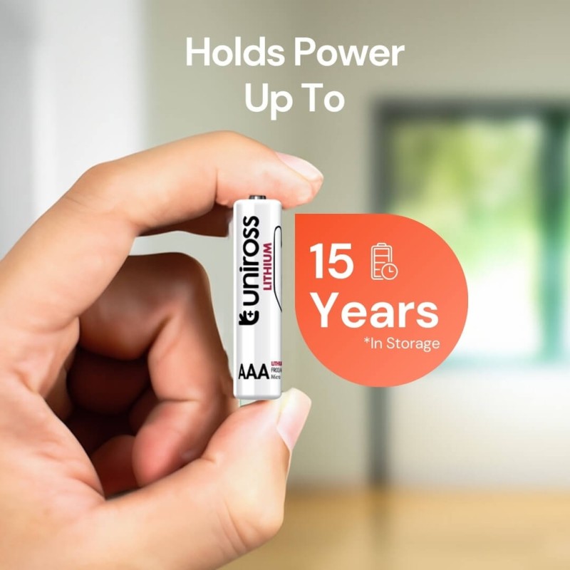 Uniross Lithium AAA Ultra Batteries - 1250mAh (4pack) — Buy in Cyprus with Fast Delivery