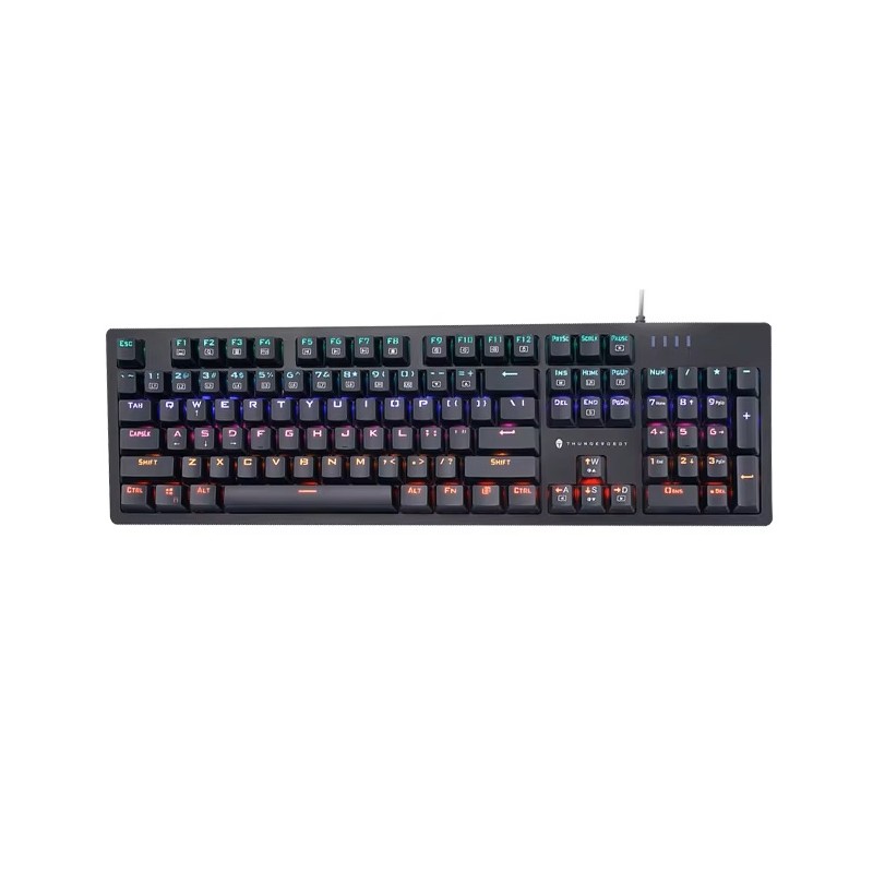 Thunderobot Wired Mechanical Keyboard - K104 - Blue switch Black — Buy in Cyprus with Fast Delivery