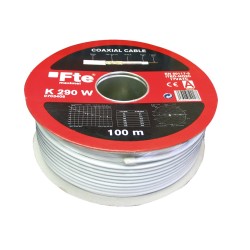 FTE Coaxial Cable - K290W - RG6 100m — Buy in Cyprus with Fast Delivery