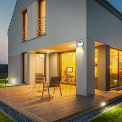 GBC DOGI STENO Solar LED Wall Light - with Battery and PIR Sensor — Buy in Cyprus with Fast Delivery