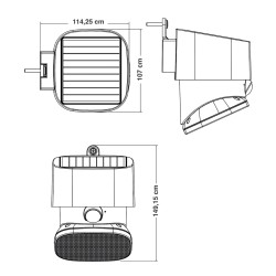 GBC DOGI STENO Solar LED Wall Light - with Battery and PIR Sensor — Buy in Cyprus with Fast Delivery
