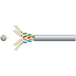 Mercury CAT5e Cable CCA UTP 305m Grey - 808.021UK - CAT5e CCA UTP 305m Grey — Buy in Cyprus with Fast Delivery