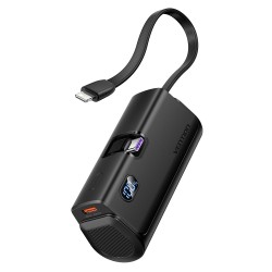 Vention Powerbank - FHQB0 - 4800mAh 22.5W Foldable USB-C Black — Buy in Cyprus with Fast Delivery