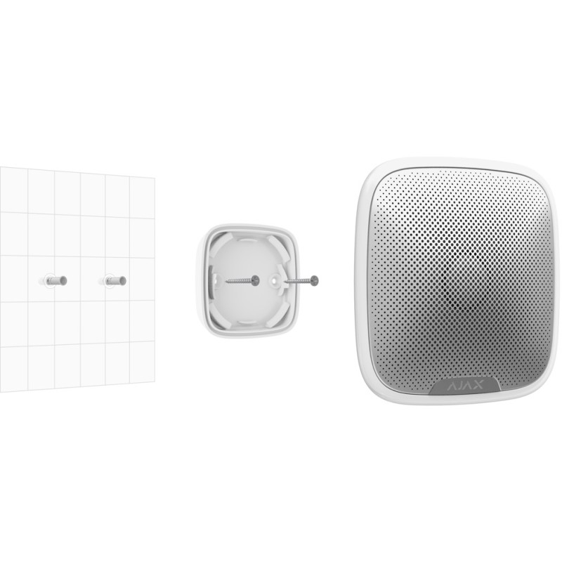 AJAX Wireless Outdoor StreetSiren White - Wireless Outdoor StreetSiren White — Buy in Cyprus with Fast Delivery